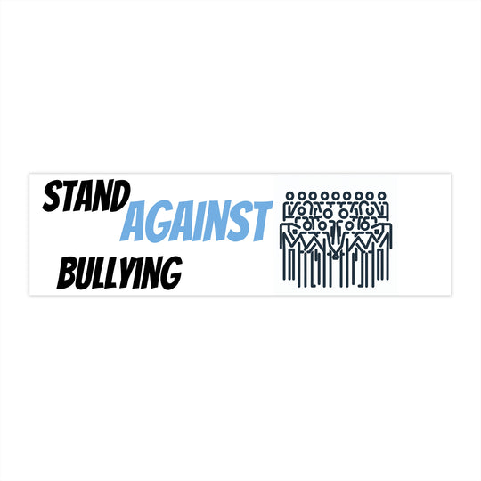 Illustrated Anti Bullying Bumper Sticker