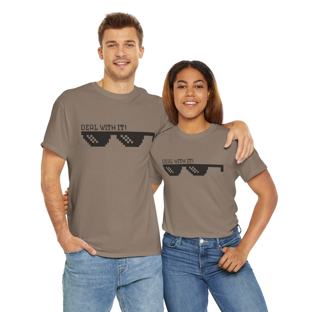 Deal With It Unisex Cotton Tee