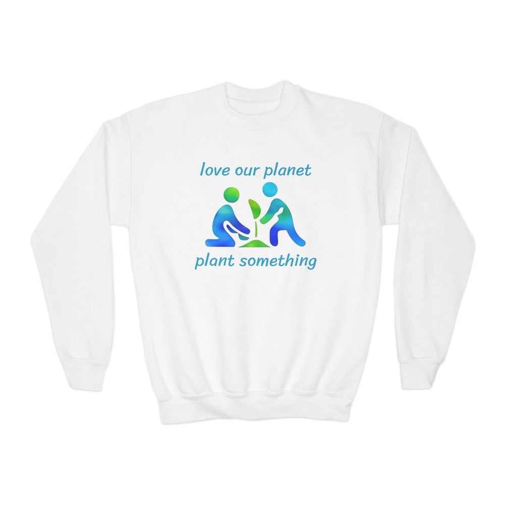 Earth Day Youth Sweatshirt - Plant a Tree Design