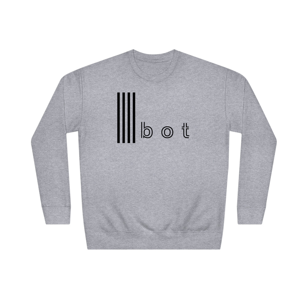 Futuristic AI Bot Unisex Crew Sweatshirt