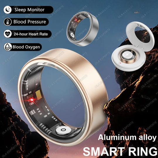 2024 for XIAOMI SAMSUNG Smart Ring Men Women Heart Rate IP68 & 5ATM Waterproof