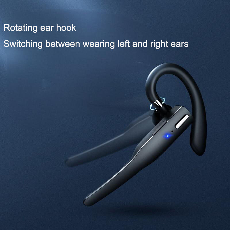 Ear hanging Bluetooth earphones, single ear wireless car call noise cancelling earphones, ear hanging type