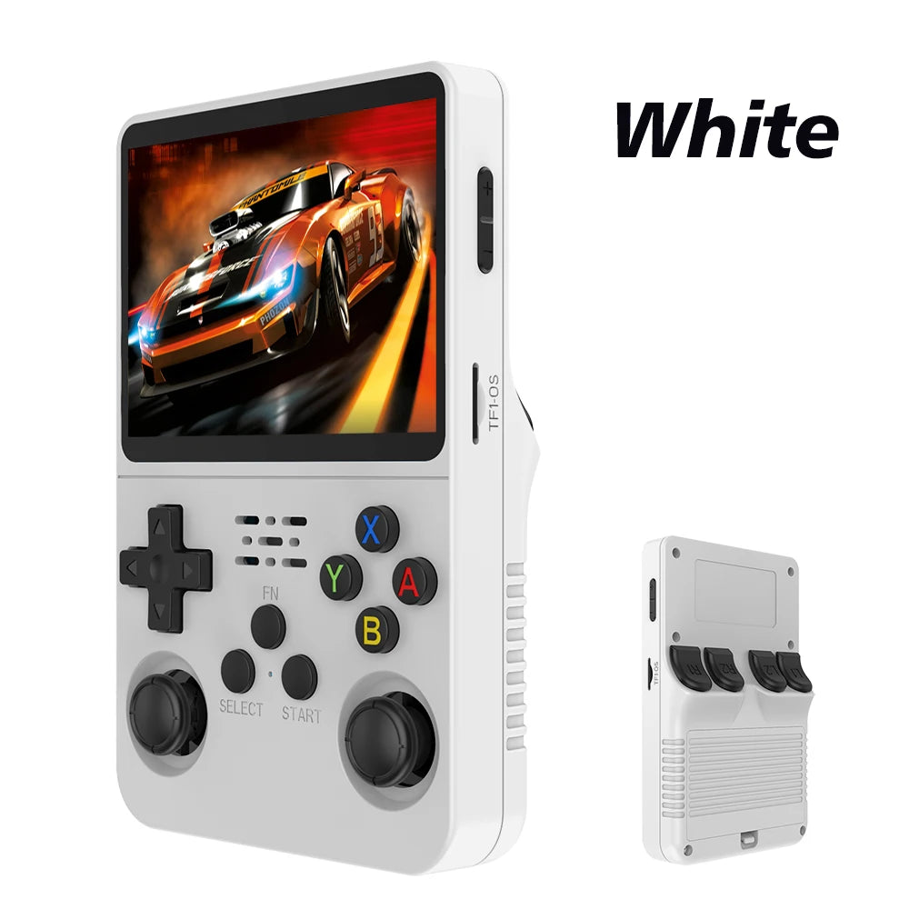 R35s Plus R36S Retro Handheld Video Game Console Linux System 3.5 Inch IPS Screen Portable Pocket Video Player 64GB 128GB Games