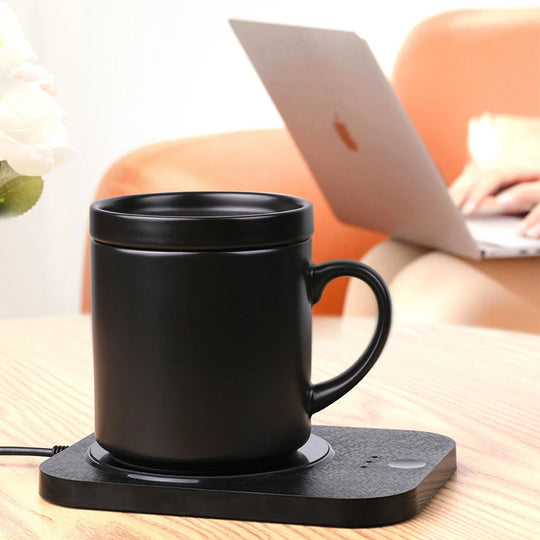 USB Charge Electric Coffee Warmer 55° Constant Temperature C Elegant Short Design