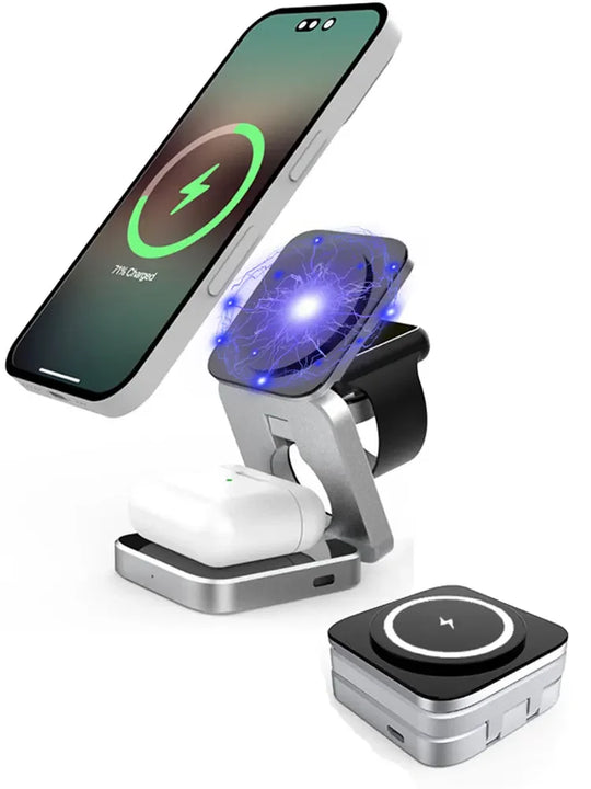 Fast 30W Magnetic Wireless Charger Stand