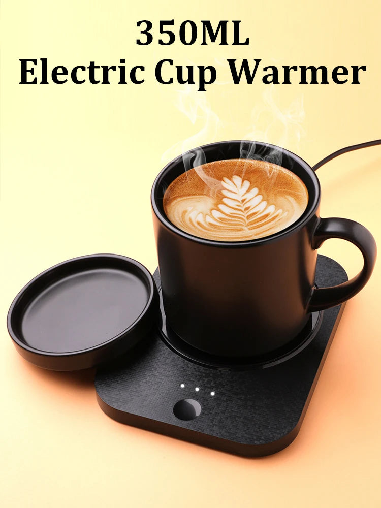 USB Charge Electric Coffee Warmer 55° Constant Temperature C Elegant Short Design