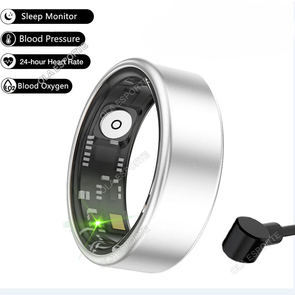 2024 for XIAOMI SAMSUNG Smart Ring Men Women Heart Rate IP68 & 5ATM Waterproof